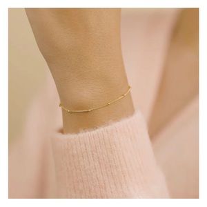 Good plated dainty beaded bracelet from Katie Dean Jewelry